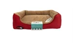 PetEx פטקס מיטה אורתופדית אדומה לכלב במבחר מידות