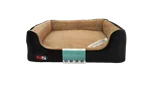 PetEx פטקס מיטה אורתופדית שחורה לכלב במבחר מידות