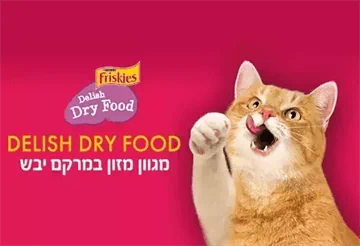 מזון יבש לחתול - פריסקיז Friskies