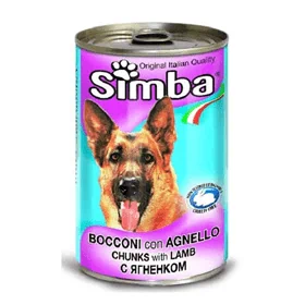 סימבה כלב שימורים כבש 415 גרם