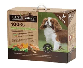 קאניס נייצ'ר מזון טבעי לכלבים עוף וירקות 6 ק''ג Canis Nature