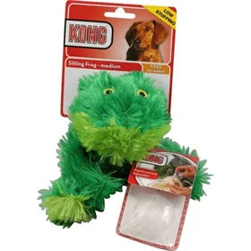 KONG נויז בובת צפרדע מצפצפת צעצוע לכלב
