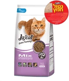 La Cat לה קט מזון כשר לפסח לחתול בטעם מיקס 2.8