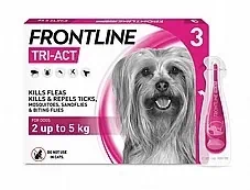 פרונטליין טרי אקט לכלב במשקל 2-5 ק”ג