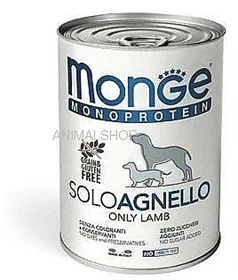מונג' מונו פרוטאין כבש לכלב 400 גרם MONGE