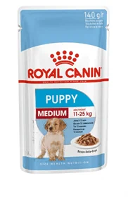 רויאל קנין מדיום פאפי פאוץ’ לכלב גור 140 גרם Royal Canin
