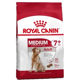 רויאל קנין מזון לכלב מבוגר מגזע בינוני מדיום אדולט 7+ סניור 15 ק"ג