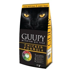 GUUPY גופי מזון לחתול בטעם עוף 15 ק”ג