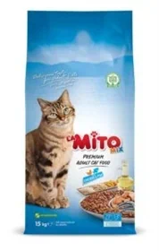Mito מיטו מיקס מזון יבש לחתול בוגר בטעם עוף ודגים 15 ק”ג