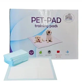 פדים לכלב pet-pad עם דבק מידות 60*60 100 יחידות