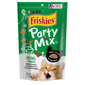 פריסקיז חטיף לחתול PARTY MIX פיקניק קראנץ' – 60 גרם