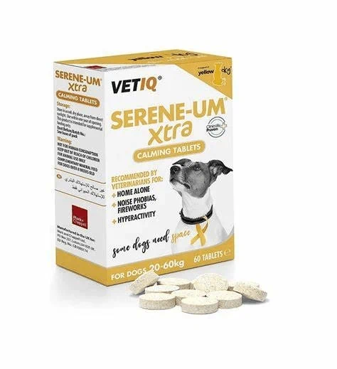 טבליות הרגעה לכלבים 20-60 ק"ג VETIQ SERENE-UM